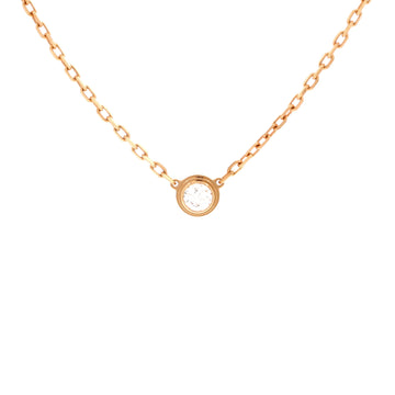 Cartier Cartier D'Amour Pendant Necklace 18K Rose Gold with Diamond Small