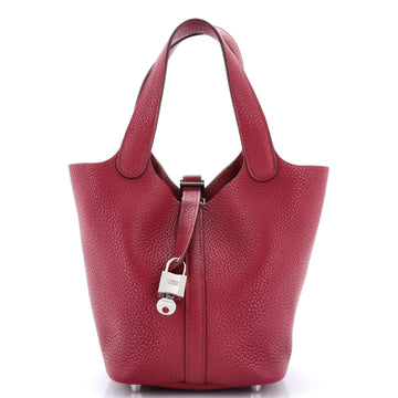Hermes Picotin Lock Bag Clemence PM