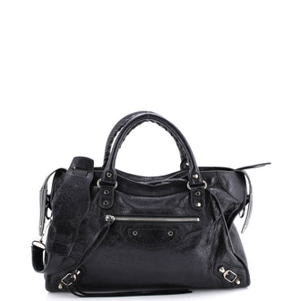 Balenciaga City Classic Studs Bag Leather Medium