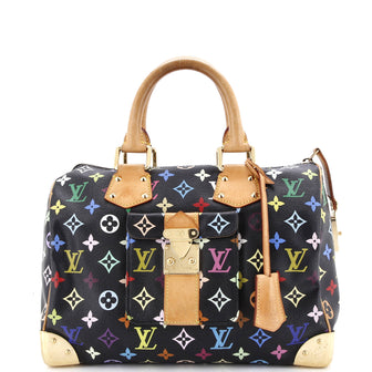 Louis Vuitton Speedy Handbag Monogram Multicolor 30