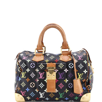 Louis Vuitton Speedy Handbag Monogram Multicolor 30