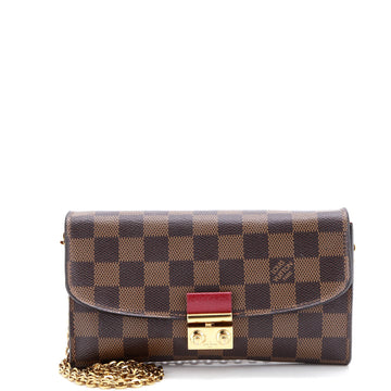 Louis Vuitton Croisette Chain Wallet Damier