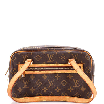Louis Vuitton Cite Handbag Monogram Canvas MM