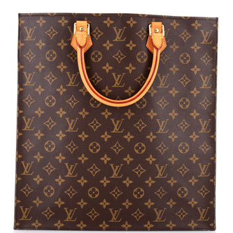 Louis Vuitton Vintage Sac Plat Bag Monogram Canvas