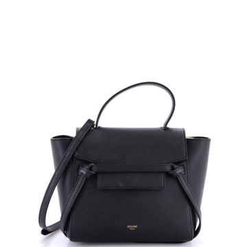 Celine Belt Bag Textured Leather Nano