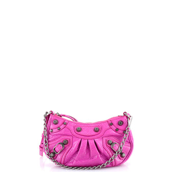 Balenciaga Le Cagole Giant Studs Shoulder Bag Leather Mini