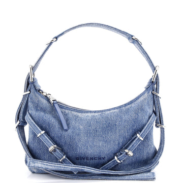 Givenchy Voyou Shoulder Bag Denim Mini