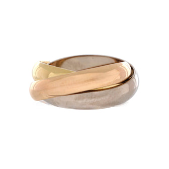 Cartier Trinity Ring 18K Tricolor Gold Medium