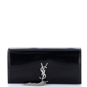Saint Laurent Classic Monogram Tassel Clutch Patent