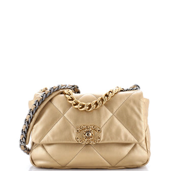 Chanel 19 Flap Bag Quilted Leather Medium
