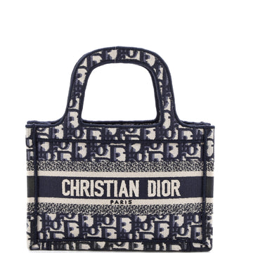 Christian Dior Book Tote Oblique Canvas Mini
