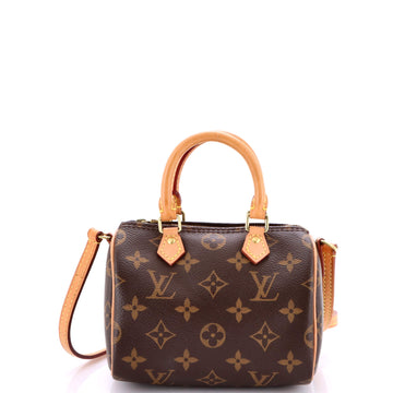 Louis Vuitton Speedy Bandouliere Bag Monogram Canvas Nano