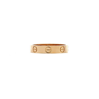 Cartier Love Wedding Band Ring 18K Yellow Gold