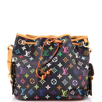Louis Vuitton Petit Noe Handbag Monogram Multicolor