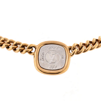 Louis Vuitton LV Maison Fondée en 1854 I.D. Necklace Metal