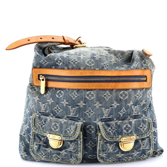 Louis Vuitton Baggy Handbag Denim GM