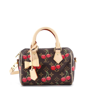 Louis Vuitton x Takashi Murakami Speedy Bandouliere Bag Limited Edition Monogram Cerises 20