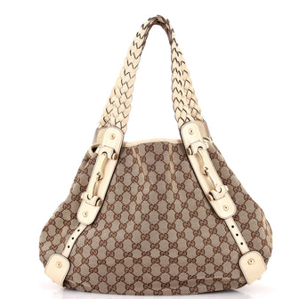 Gucci Pelham Shoulder Bag GG Canvas Large