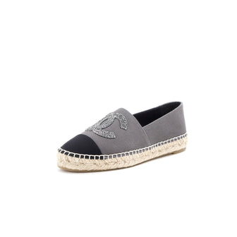 Chanel Women's CC Cap Toe Espadrilles Canvas
