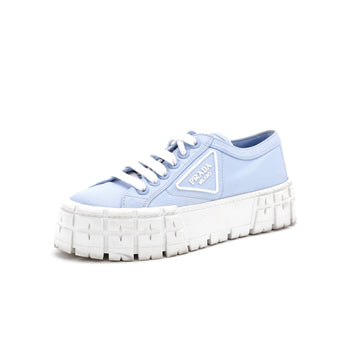 Prada Women's Double Wheel Platform Sneakers Nylon