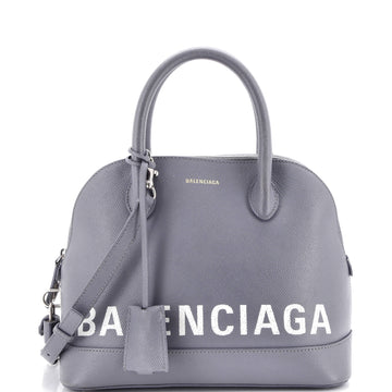 Balenciaga Logo Ville Bag Leather Small