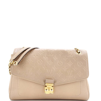 Louis Vuitton Saint Germain Handbag Monogram Empreinte Leather MM