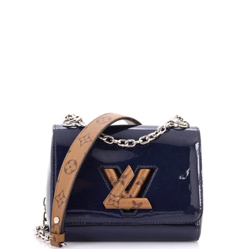 Louis Vuitton Twist Handbag Vernis with Monogram Canvas PM