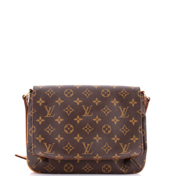 Louis Vuitton Musette Tango Handbag Monogram Canvas