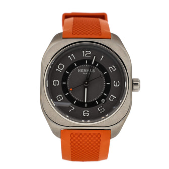 Hermes H08 Automatic Watch DLC Titanium and Rubber 39