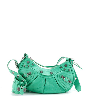 Balenciaga Le Cagole Giant Studs Shoulder Bag Leather XS