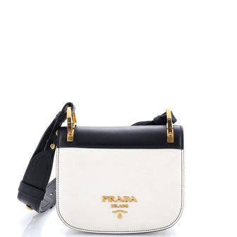 Prada Pionniere Saddle Crossbody Bag City Calfskin Small