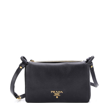 Prada Flap Crossbody Bag Vitello Daino Medium