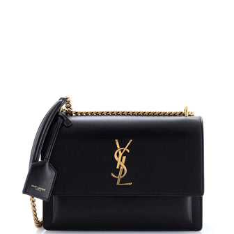 Saint Laurent Sunset Crossbody Bag Leather Medium