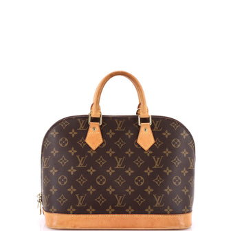 Louis Vuitton Vintage Alma Handbag Monogram Canvas PM