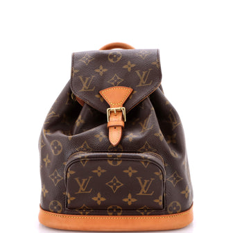 Louis Vuitton Vintage Montsouris Backpack Monogram Canvas PM