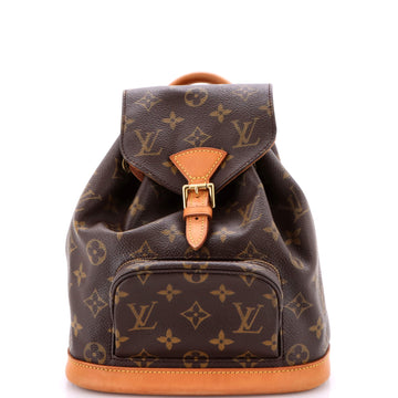 Louis Vuitton Vintage Montsouris Backpack Monogram Canvas PM