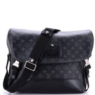 Louis Vuitton Voyager Messenger Bag Monogram Eclipse Canvas MM