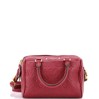 Louis Vuitton Speedy Bandouliere NM Bag Monogram Empreinte Leather 20