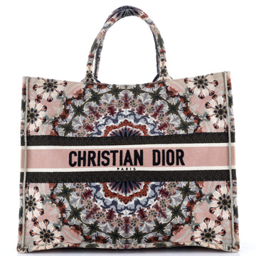 Christian Dior Book Tote KaleiDiorscopic Canvas Large