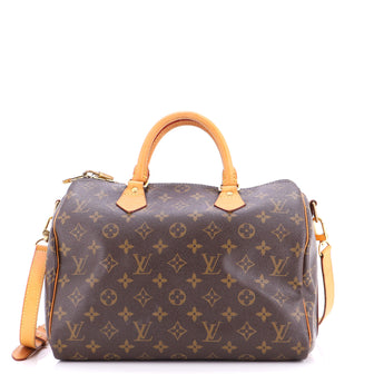 Louis Vuitton Speedy Bandouliere Bag Monogram Canvas 30