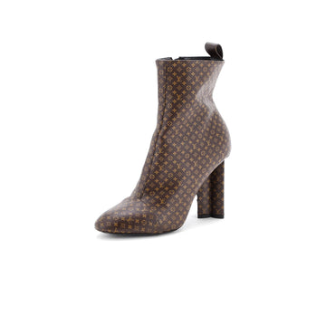 Louis Vuitton Women's Silhouette Ankle Boots Nano Monogram Canvas