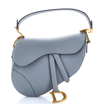 Christian Dior Saddle Handbag Leather Medium