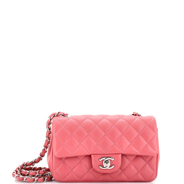 Chanel Classic Single Flap Bag Quilted Lambskin Mini