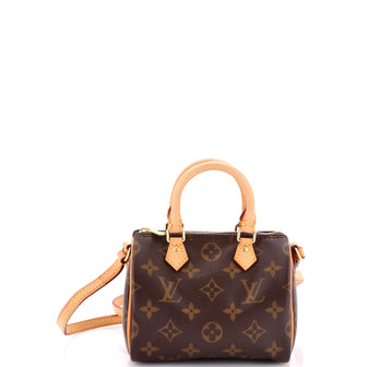 Louis Vuitton Speedy Bandouliere Bag Monogram Canvas Nano