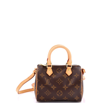 Louis Vuitton Speedy Bandouliere Bag Monogram Canvas Nano