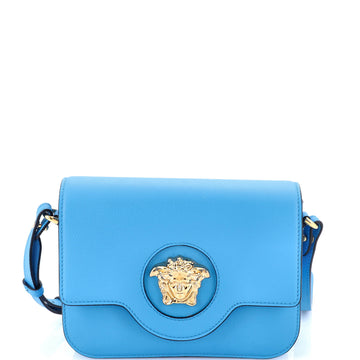 Versace La Medusa Flap Shoulder Bag Leather Small