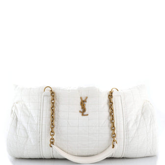 Saint Laurent Gloria Duffle Bag Quilted Nylon