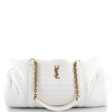 Saint Laurent Gloria Duffle Bag Quilted Nylon