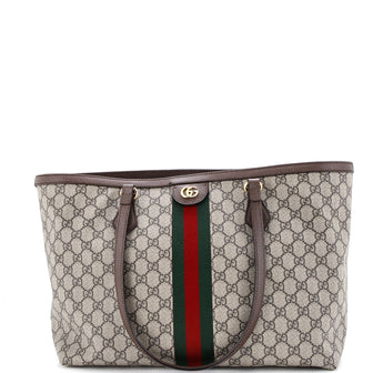 Gucci Ophidia Shopping Tote GG Coated Canvas Medium