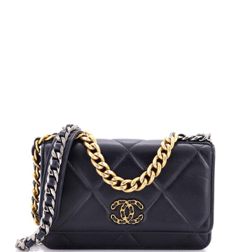 Chanel 19 Wallet on Chain Quilted Lambskin